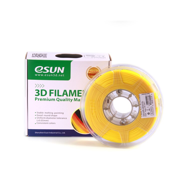 350M 1.75mm 3D Printer PLA+ Filament Printing Material - Yellow-2