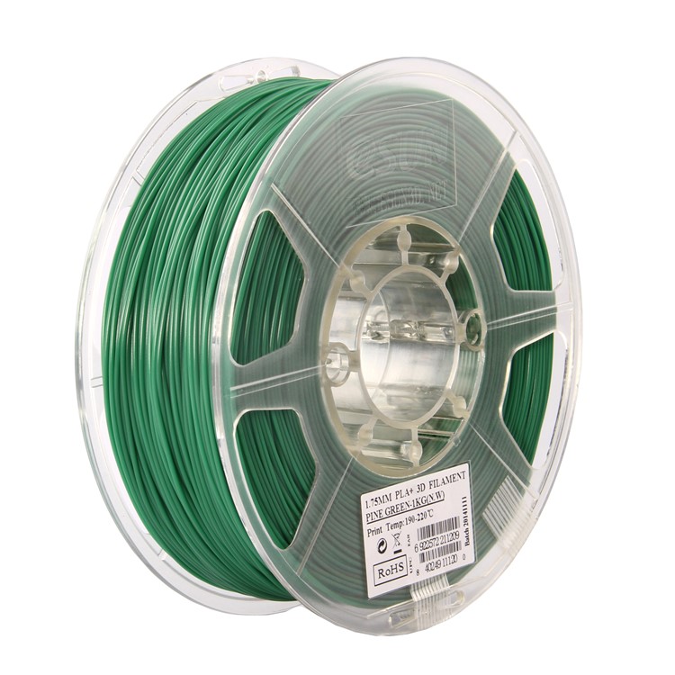 350M 1.75mm 3D Printer PLA+ Filament Printing Material - Dark Green-1