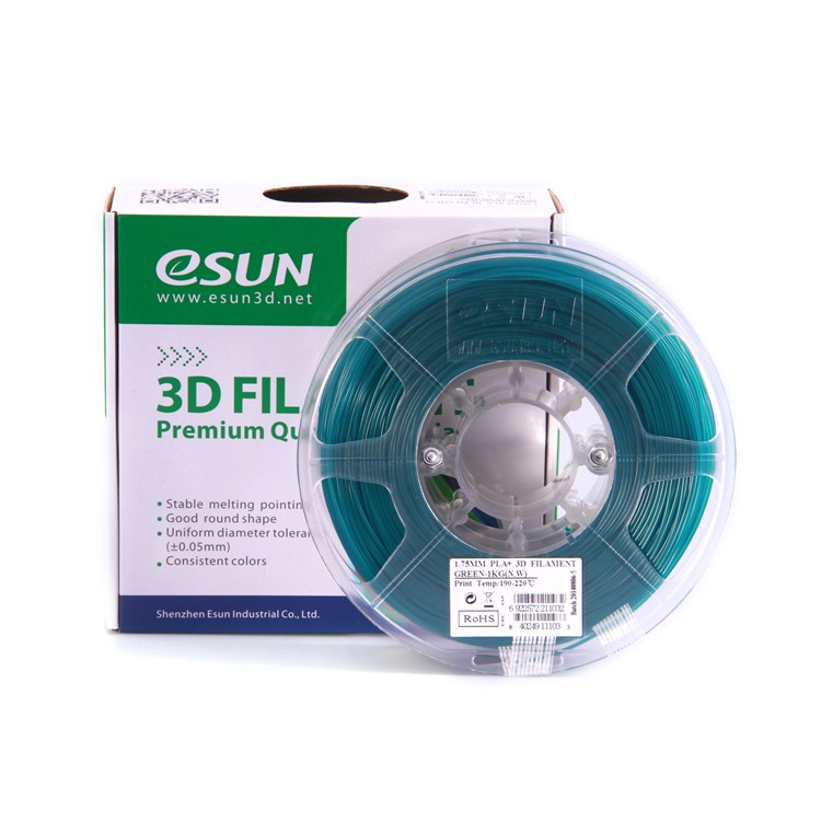 350M 1.75mm 3D Printer PLA+ Filament Printing Material - Blue-green-2
