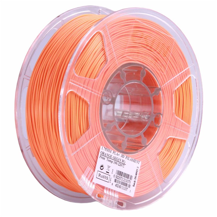 1.75mm Low Temperature 3D Printer PCL Filament Printing Material 350M - Orange-1