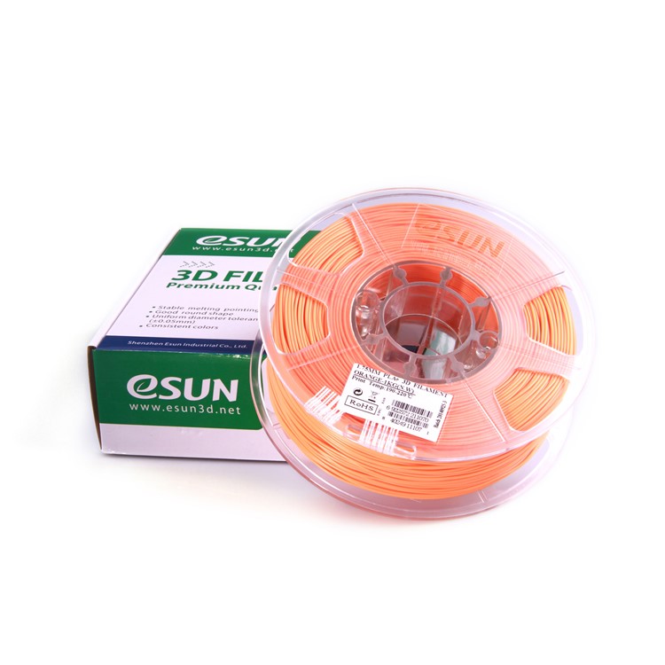 1.75mm Low Temperature 3D Printer PCL Filament Printing Material 350M - Orange-2
