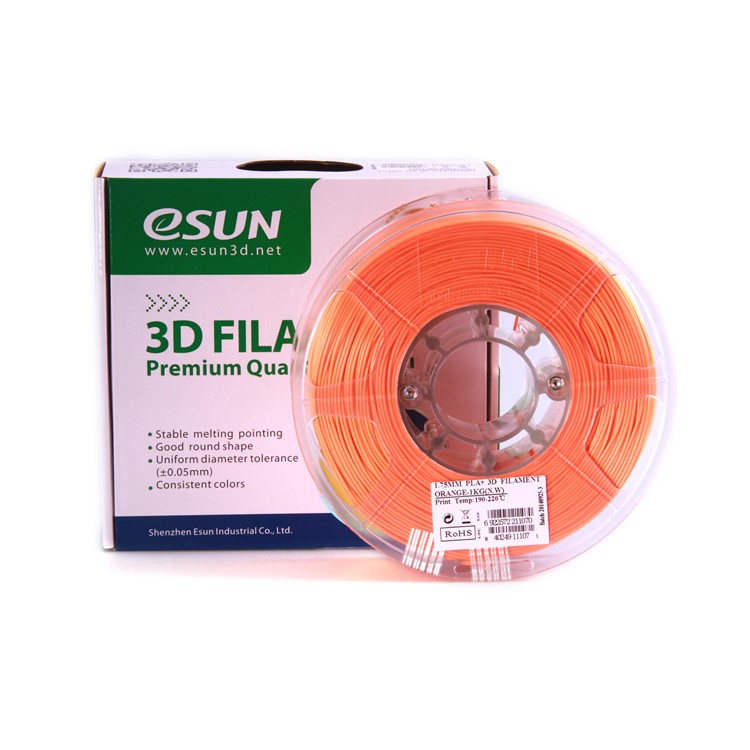 1.75mm Low Temperature 3D Printer PCL Filament Printing Material 350M - Orange-5