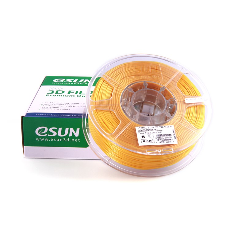 350-meter 1.75mm 3D Printer PCL Filament Low Temperature Printing Material - Gold Color-3