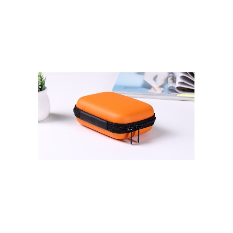Rectangle Pattern EVA Storage Box Cover for Hand Spinners Fidget Spinner Toy, Size: 11.5 x 8cm - Orange-2