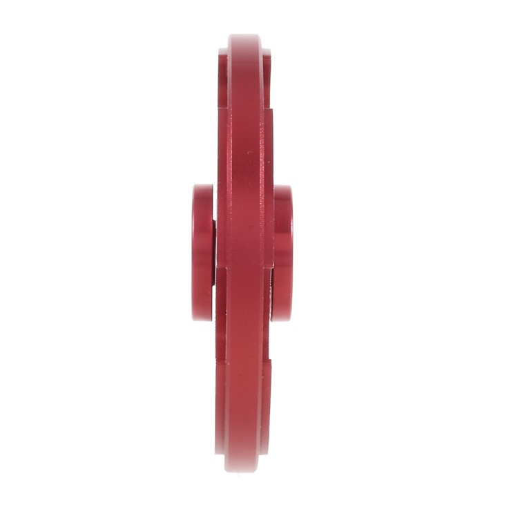Geometric Pattern EDC Hand Spinner Fidget Toy Anxiety Stress Relief - Red-5