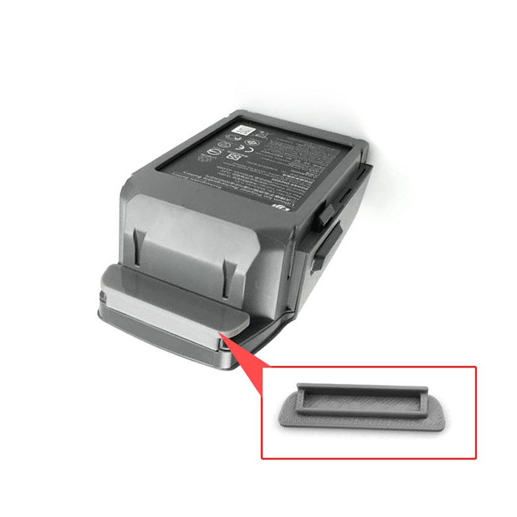 Silicone 3*Battery Protectors and 1*Charge Port Cover Safety Caps Set - Black-2