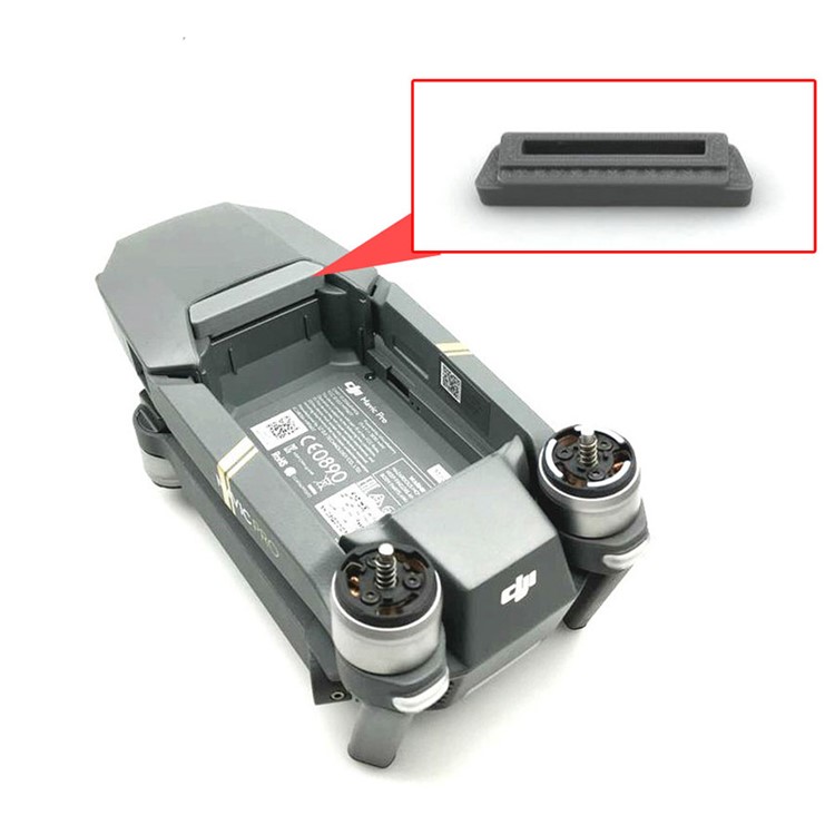 Silicone 3*Battery Protectors and 1*Charge Port Cover Safety Caps Set - Black-3