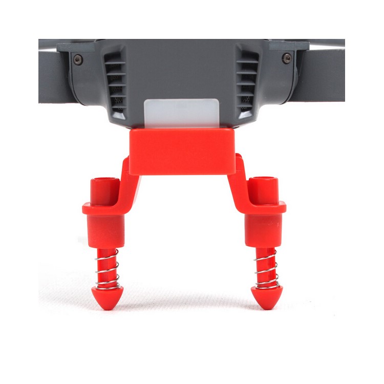 Upgraded Landing Gear Stabilizer Damping Landing Skid Stabilizers Extender Set for DJI Mavic Pro - Red-3