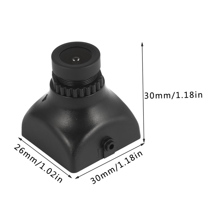 HS1177 600TVL PAL 26mm 2.8mm Lens CCD IR Sensitive FPV Camera for FPV Racing Drone - PAL-10