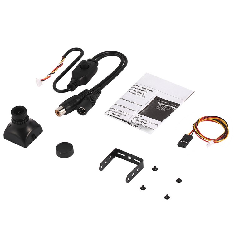 HS1177 600TVL PAL 26mm 2.8mm Lens CCD IR Sensitive FPV Camera for FPV Racing Drone - PAL-12