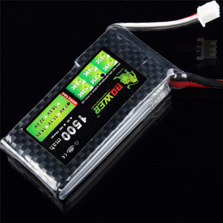 Löwe Power 7,4 V 1500 Mah 2S1P 30C T Stecker Lipo Batterie Für RC Hubschrauber Auto-4