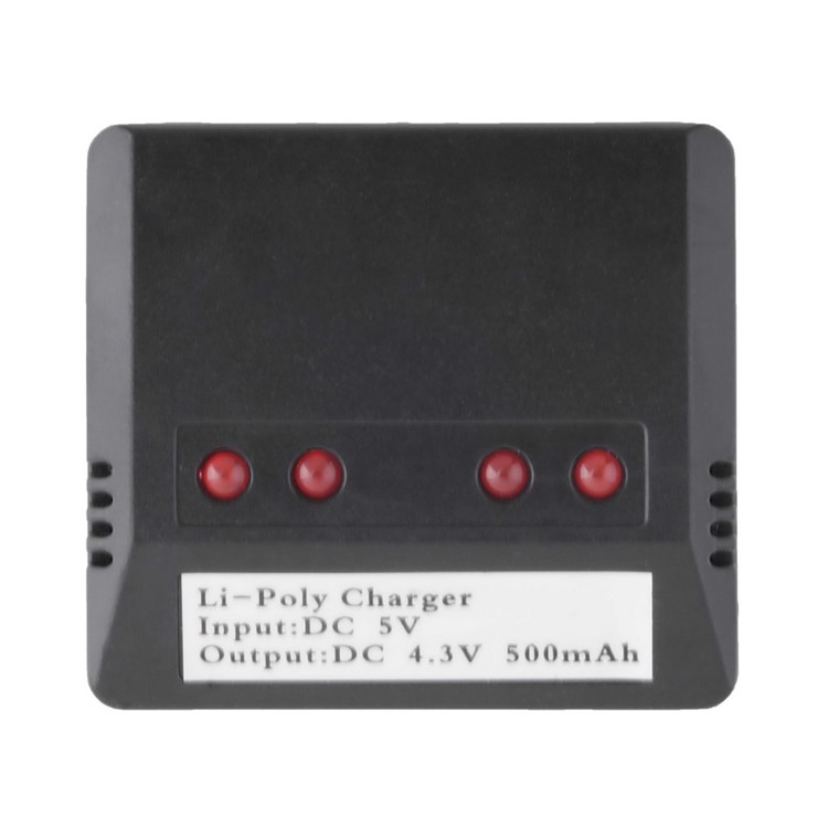 1S 3.7V 500mA Li-Po Battery Balance Charger for Hubsan H107 H107L H107C H107D X4 V252 JXD385 Etc-3