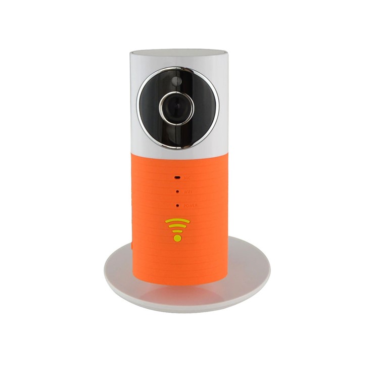 DOW-1 Smart 720P WiFi IP Camera Support Night Vision/Two-way Audio/TF Card - Orange-2