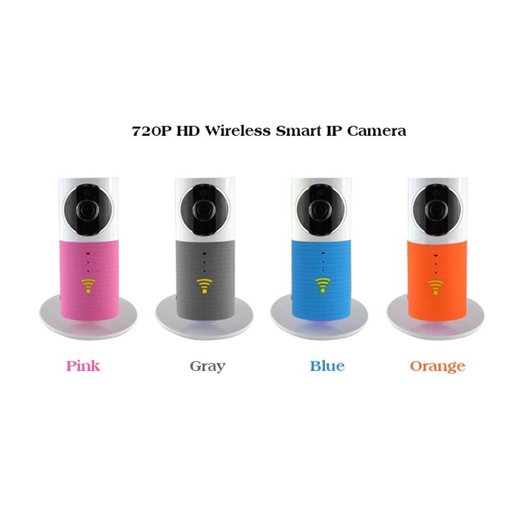 DOW-1 Smart 720P WiFi IP Camera Support Night Vision/Two-way Audio/TF Card - Orange-8