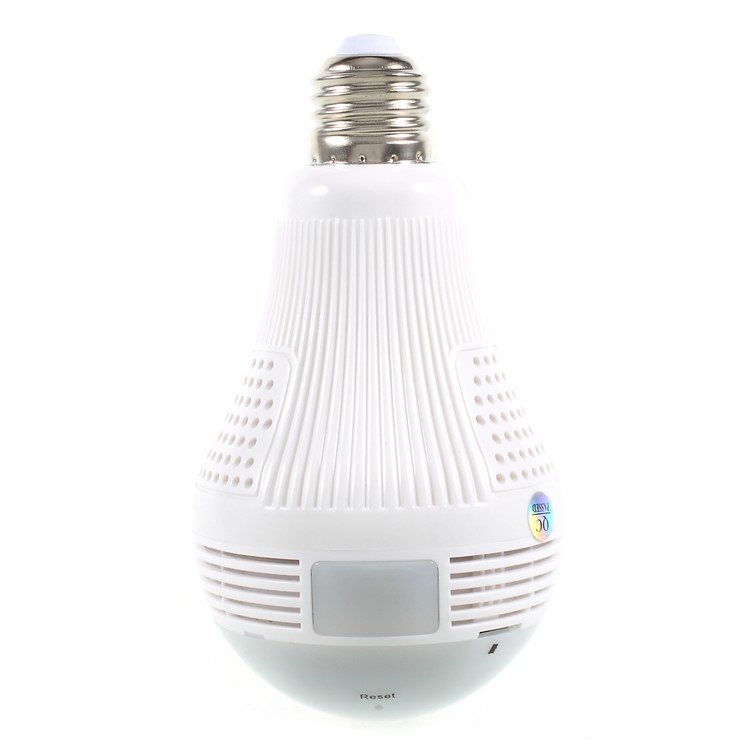 E27 360 degree WiFi LED Bulb Panoramic Camera Wireless 1.3MP IP Bulb Camera Smart Home 3D VR Camera-3
