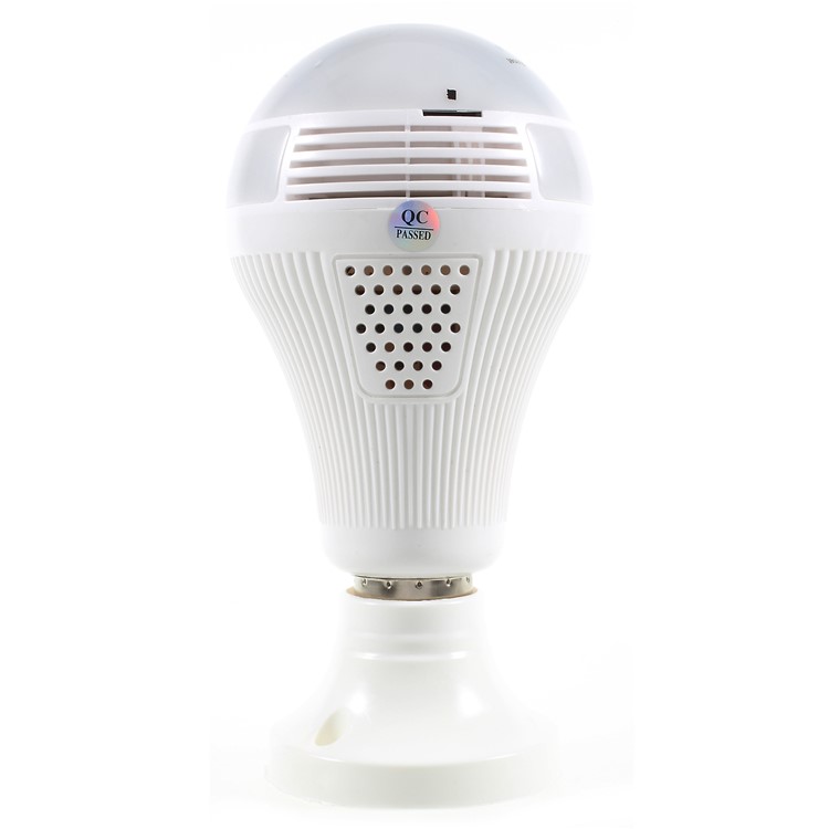 E27 360 degree WiFi LED Bulb Panoramic Camera Wireless 1.3MP IP Bulb Camera Smart Home 3D VR Camera-5