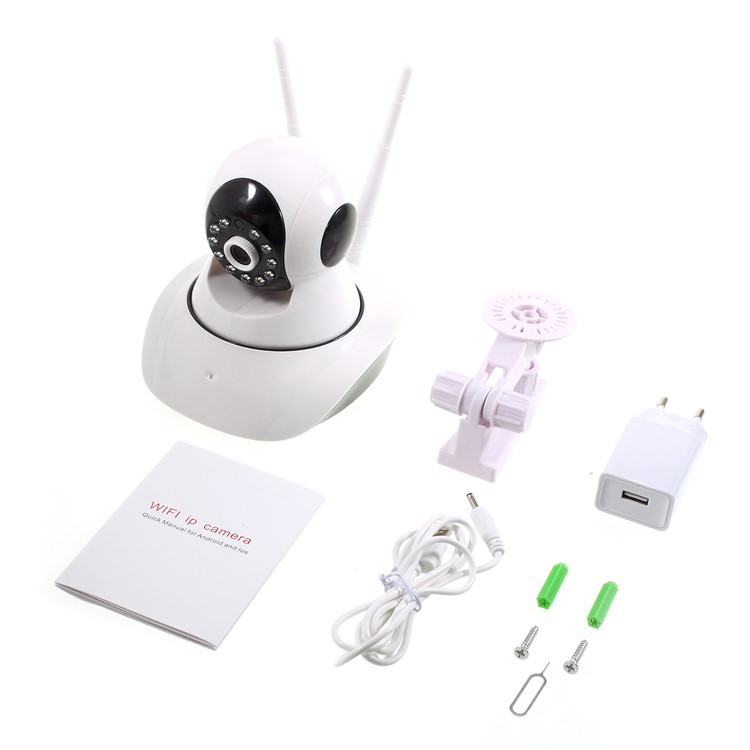 TV-5200S 720P WiFi IR Pan/Tilt Security Infrared IP Head Camera Support Night Vision - EU Plug-9