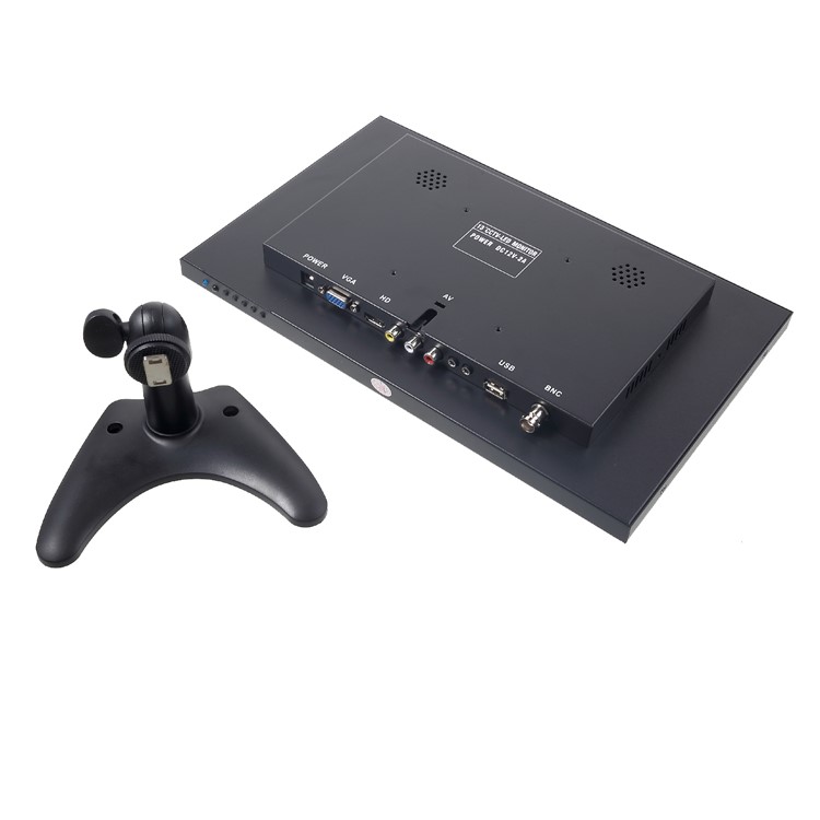130MA Professional 13-inch 1920x1080 CCTV TFT LCD Monitor with BNC/AV/VGA/HDMI/USB/SPEAKER Ports - US Plug-12