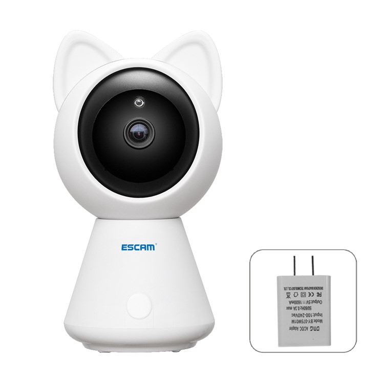 ESCAM QF509 HD 1080P Pan/Tilt Audio Baby Monitor Indoor WiFi IP IR Camera - US Plug-1