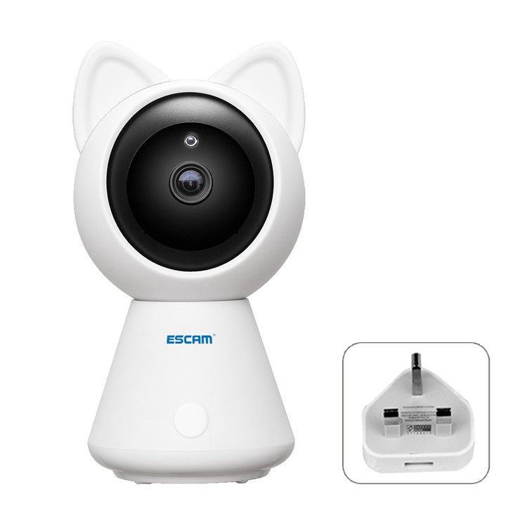 ESCAM QF509 HD 1080P Pan/Tilt Audio Baby Monitor Mini Indoor WiFi IP IR Camera CCTV Security System - UK Plug-1