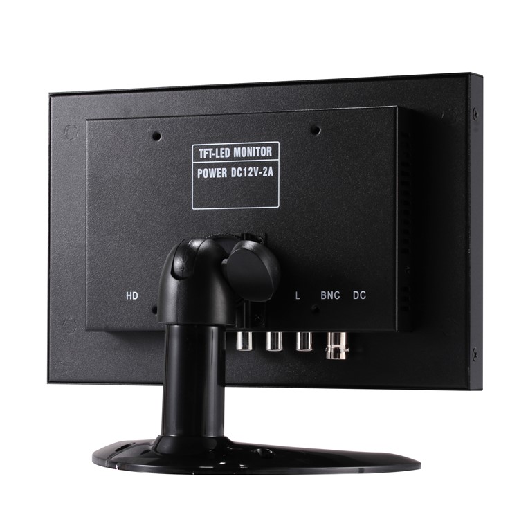 8" Inch TFT LED Video Audio VGA HDMl BNC HD Monitor 16:9 Screen for CCTV Camera - EU Plug-7