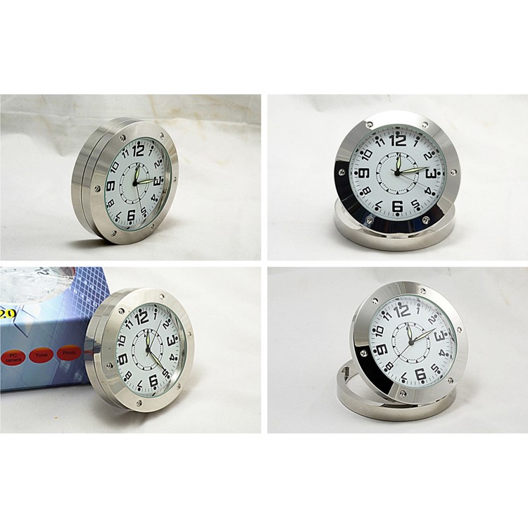Table Clock 480P Mini DV Snoop Hidden Video Camera DVR with Motion Detection-7