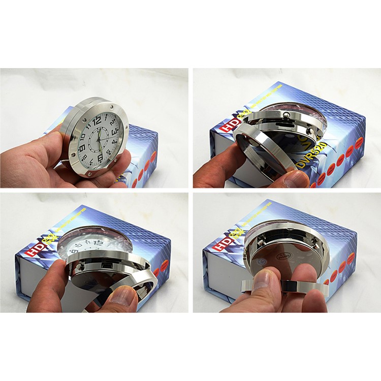 Table Clock 480P Mini DV Snoop Hidden Video Camera DVR with Motion Detection-9