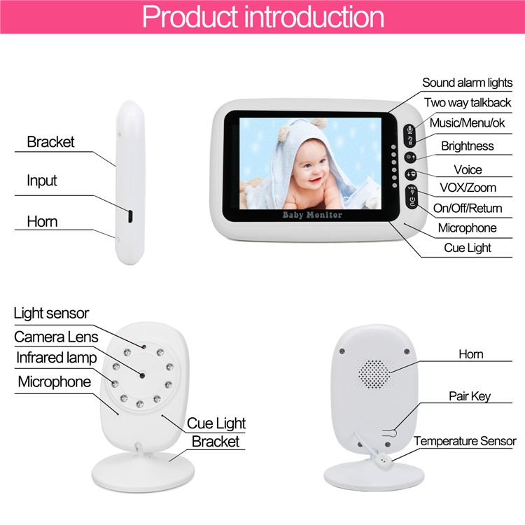 Purchased AIDLS HM208 Home Security 4.3 inch 2.4G Wireless Baby Monitor High Resolution Baby Nanny Security Camera with Night Vision UK Plug Purchased AIDLS HM208 Home Security 4.3 inch 2.4G Wireless Baby Monitor High Resolution Baby Nanny Security Camera with Night Vision UK Plug