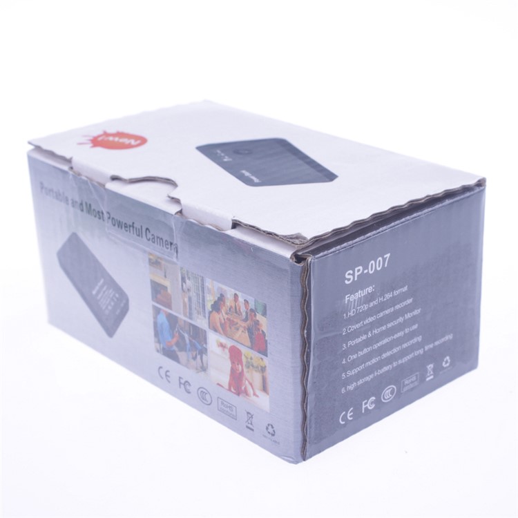 Power Bank Style DVR Spy Camera Mini DVR Camcorder Support Motion Detection - Black / EU Plug-7