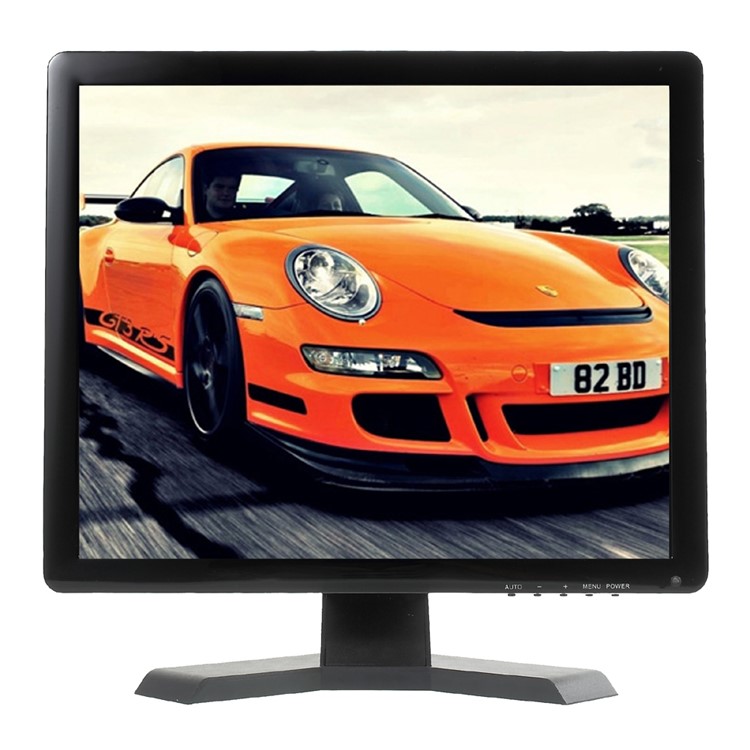 Caixa De Plástico De Monitor LCD TFT LCD De 15 Polegadas Com Entradas BNC, HDMI, VGA, AV (150h) - US Plug-2
