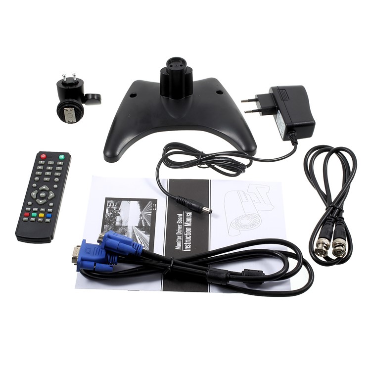 10.1-inch CCTV TFT LCD Monitor with HDMI, VGA, BNC, USB Inputs (101EDP2) - EU Plug-8
