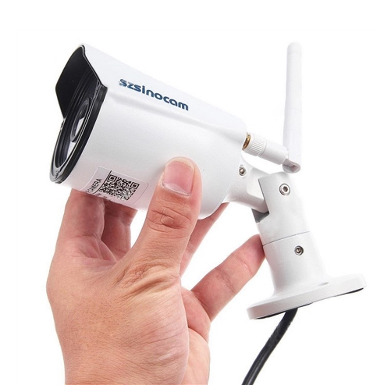 SINOCAM 12.5-Pulgadas LCD 4CH 960P WiFi NVR Kit con 4 x 2.0MP cámaras IP al aire libre (SN-NVK-9136W13) - EU tapón-13