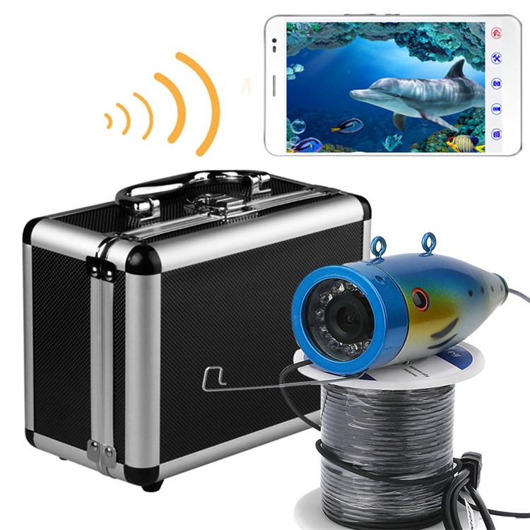 WIFI Wireless 20M Underwater Fishing Camera Video Recorder (SYF001-2OM) - EU Plug-1