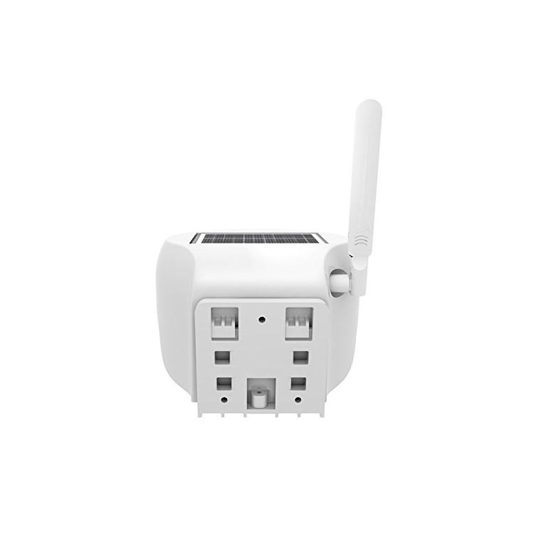 FREECAM Solar Powered Wireless WiFi Security Camera 720P IP55 Waterproof IP Network Web Cam - White-2