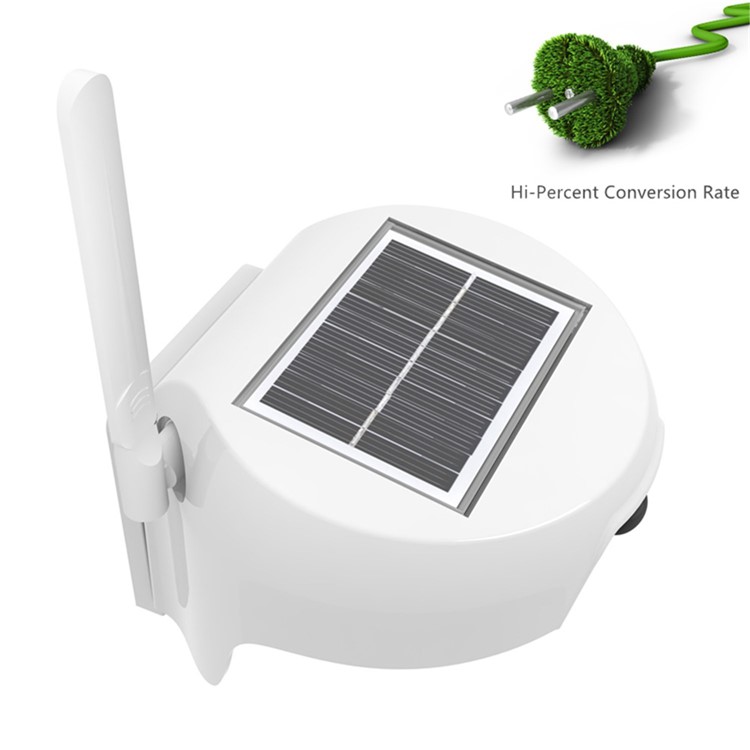 FREECAM Solar Powered Wireless WiFi Security Camera 720P IP55 Waterproof IP Network Web Cam - White-7