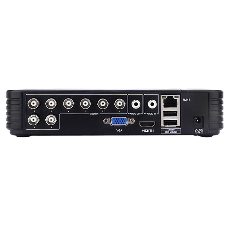 COTIER Home Security CCTV System 8CH 1080P 3 in 1 AHD DVR (A8/1U-MH) - EU Plug-12