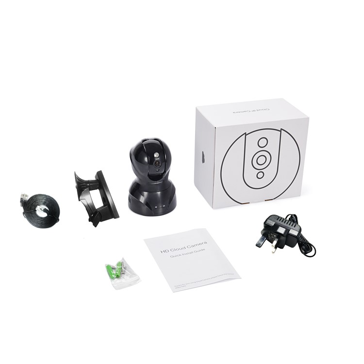826-X 1080P HD WiFi Security Surveillance IP Camera with Motion Detection Two-Way Audio Night Vision - Black / UK Plug-9