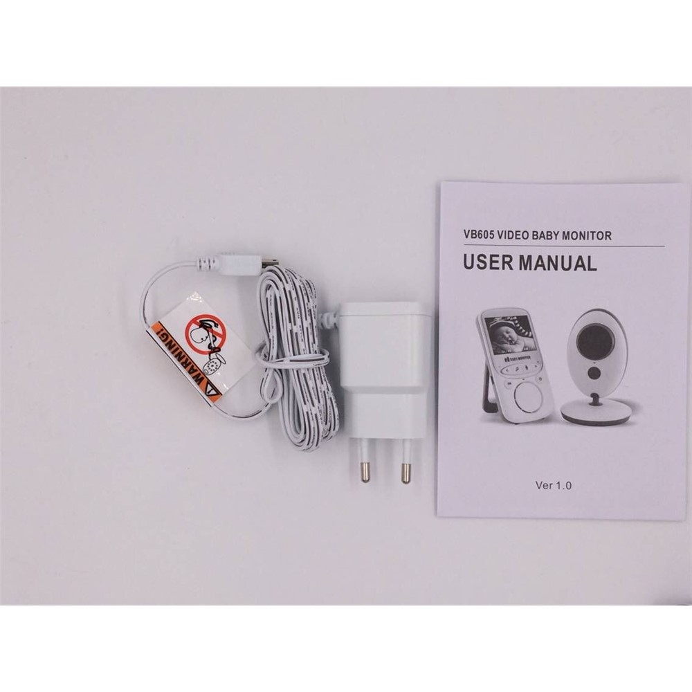 2.4-inch TFT LCD Video Baby Monitor Temperature Display with Night Vision and Two Way Voice Talk (VB605) - EU Plug-21