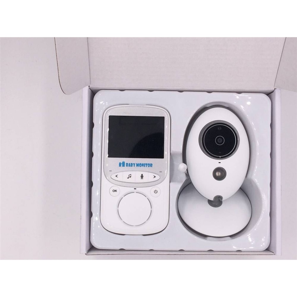 Security System 2.4-inch TFT LCD Video Baby Monitor Temperature Display with Night Vision and Two Way Voice Talk (VB605) - UK Plug-23