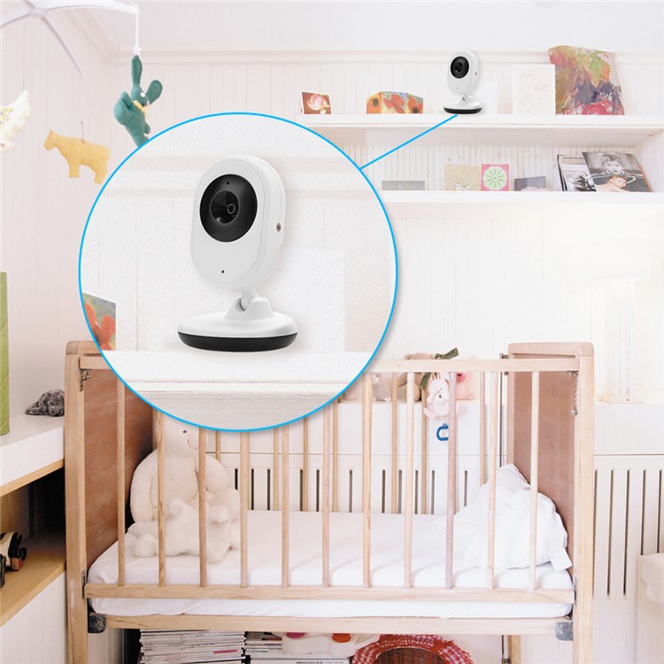 2.4-inch TFT LCD Wireless Digital Video Baby Monitor with Night Vision and Two Way Talk - EU Plug-2