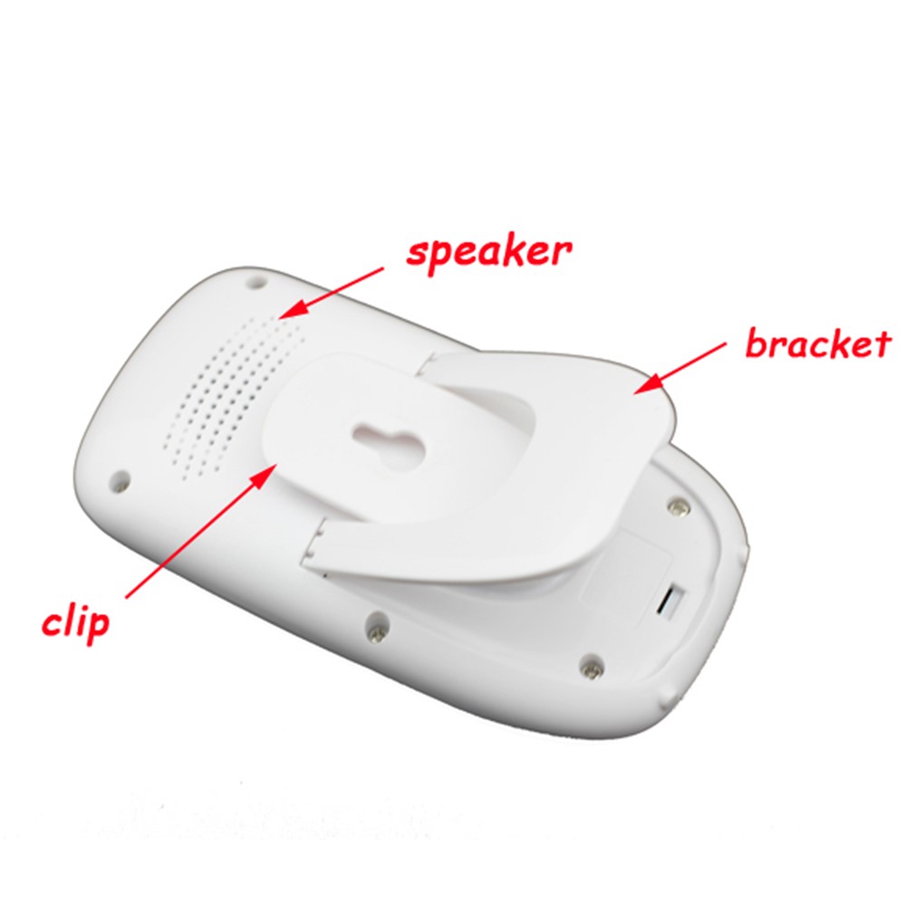 2.4G Wireless Digital Video Baby Monitor with 2.4-inch TFT LCD Screen - EU Plug-4