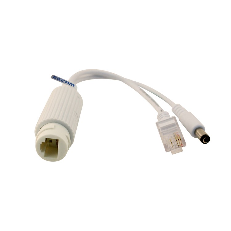 ESCAM POE S2 10/100M IEEE.802.af IEEE802.3at POE Splitter Cable for IP Camera-2