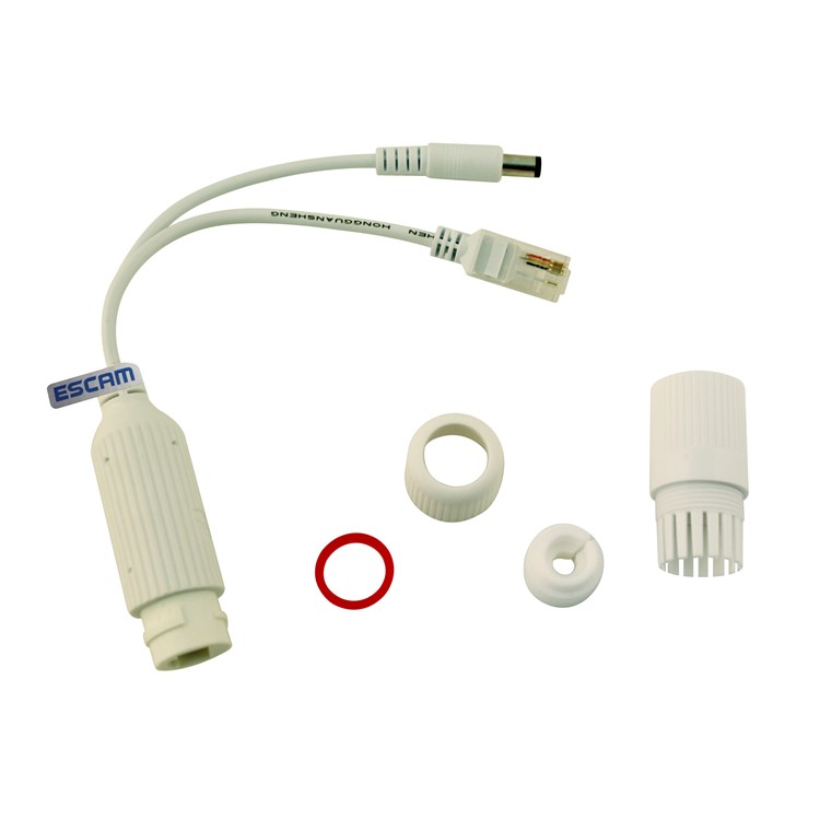ESCAM POE S2 10/100M IEEE.802.af IEEE802.3at POE Splitter Cable for IP Camera-5
