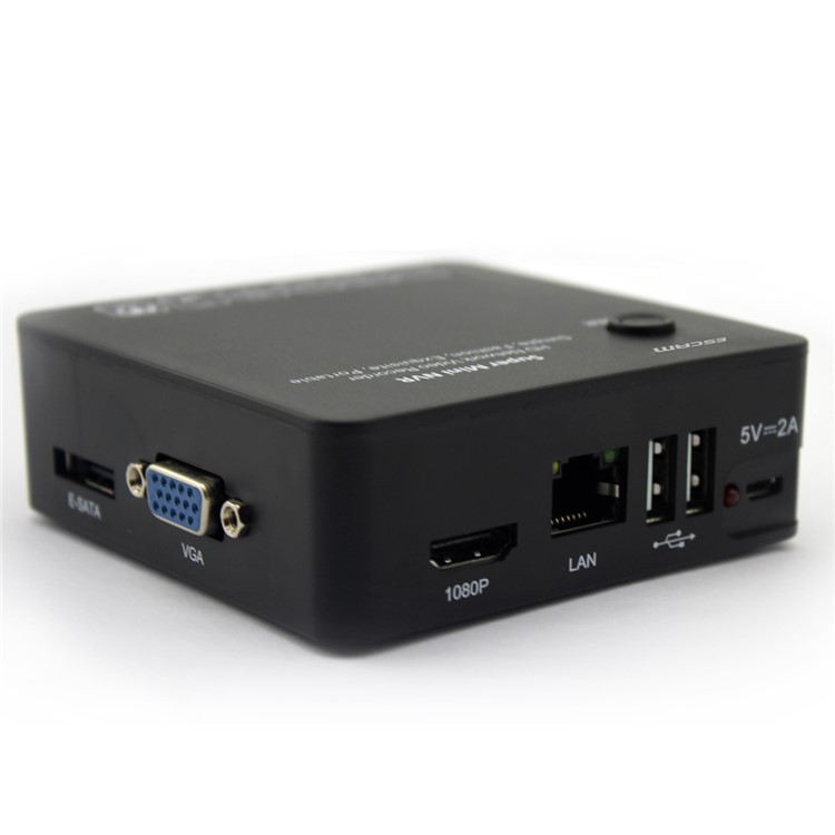 ESCAM K108 ONVIF 8 Channel 1080P/720P Mini Portable Network Video Recorder NVR - EU Plug-3