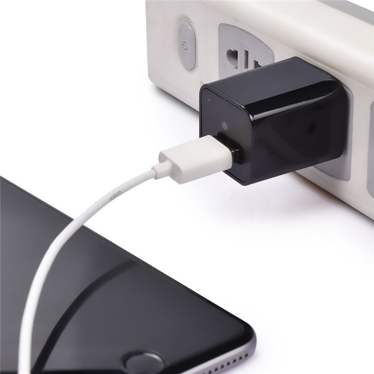 32G 1080P Mini Hidden Camera USB Wall Charger Adapter with Motion Detection and Loop Recording - EU Plug-4