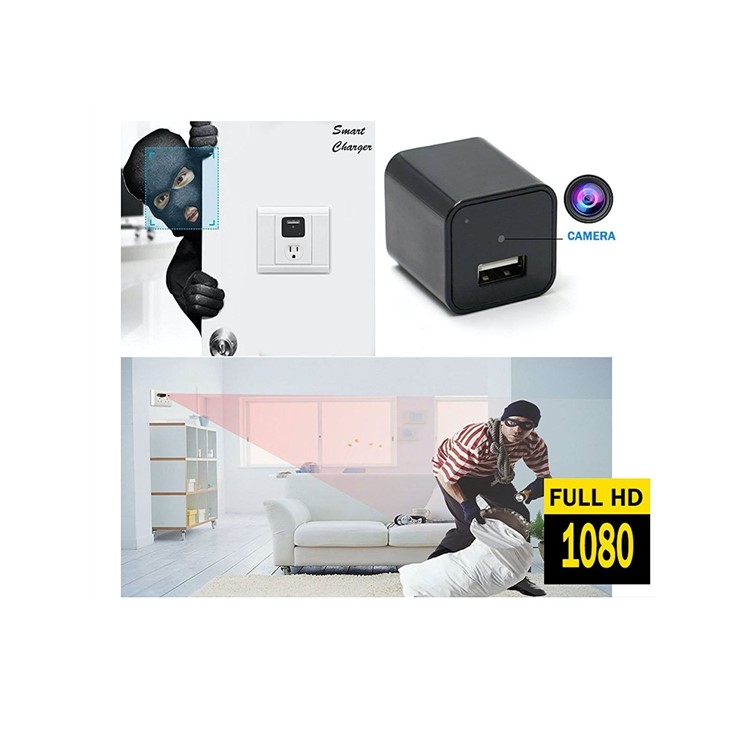 32G 1080P Mini Hidden Camera USB Wall Charger Adapter with Motion Detection and Loop Recording - EU Plug-7