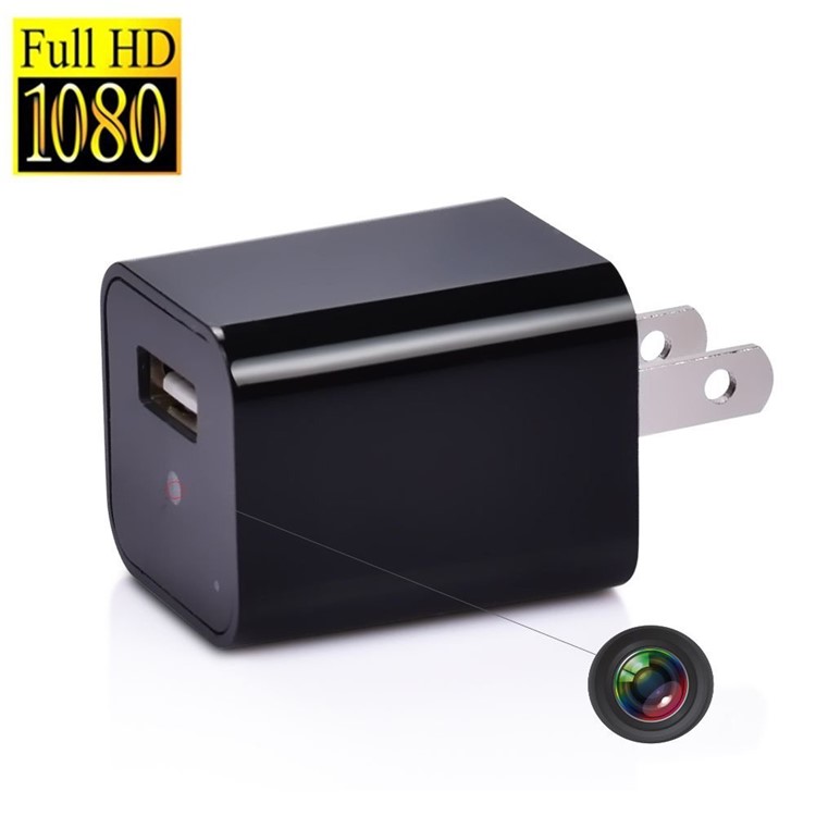 Motion Detection Wall Camera 8G Inside Loop Recording Spy Camera USB Wall Charger - EU Plug-2