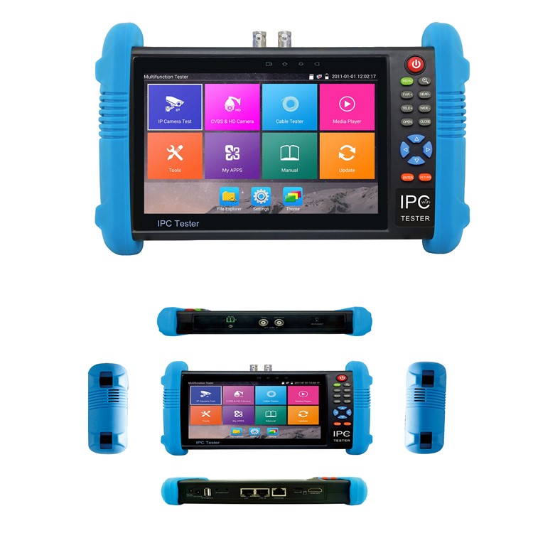 7 Inch Touch Screen TVI CVI AHD SDI IP CVBS CCTV Tester IP Camera Tester 1920x1200IPS - US Plug-2