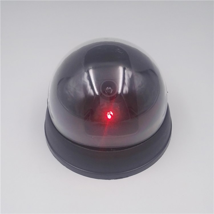 Fake Dome Dummy Security Camera with LED Light-1