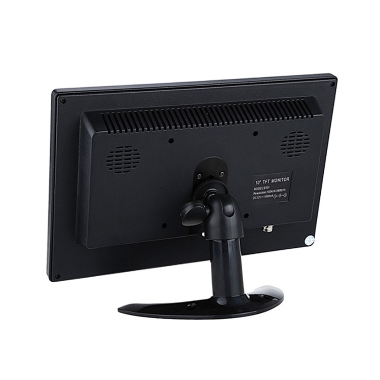 1026H 10 Polegadas 1024x600 TFT LCD Monitor Colorido Monitor De Vigilância De Segurança CCTV - Ficha Dos EUA-4